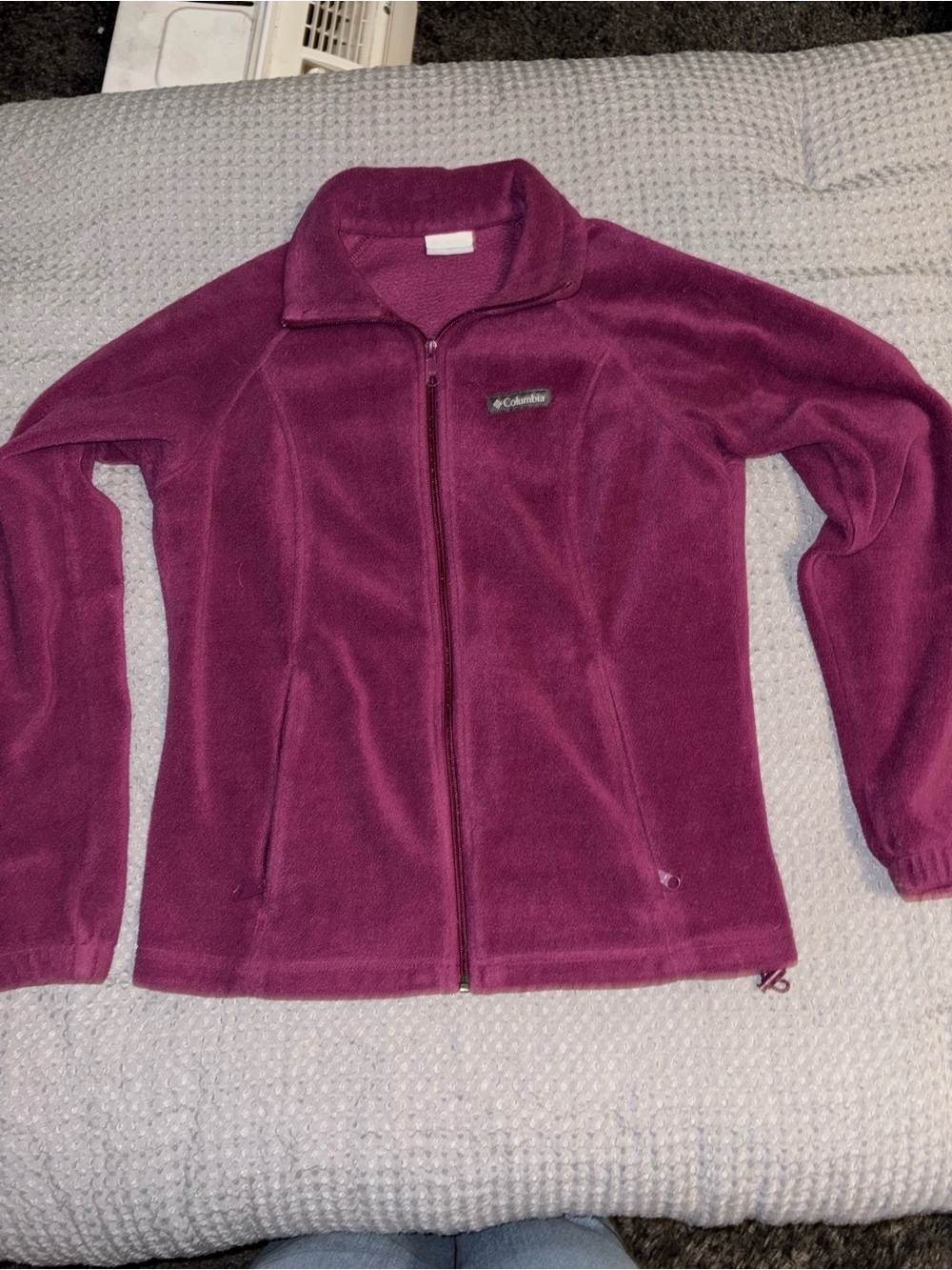 Columbia Women's Plum Purple Full-Zip Fleece Jacket